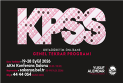 KPSS Genel Tekrar Programı ortaöğretim ve önlisans adaylarıyla AKM’de buluşuyor