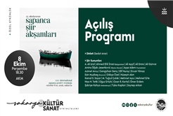 25. Uluslararası Sapanca Şiir Akşamları AKM’de başlıyor