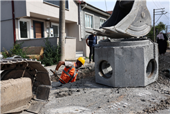 Çukurahmediye’nin yağmur ve atık suları yeni hat sayesinde güvenle taşınacak