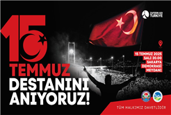 Milletin zaferi 15 Temmuz’da Demokrasi Meydanı’nda buluşalım