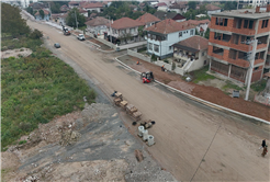 Hanlı-OSB duble yolunda önce kaldırım ve bisiklet yolu, ardından asfalta geçilecek