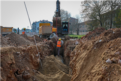 Alparslan Türkeş Caddesi’nde duble yol öncesi altyapı güçlendiriliyor