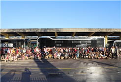 Çocuklardan yerinde toplu taşıma ve ulaşım incelemesi