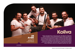 2018 etkinlikleri Koliva konseriyle sonlanacak