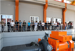 Mühendis adayları enerji üreten sistemleri SASKİ tesislerinde inceledi