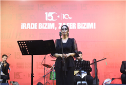 “Milletimiz uğruna can verilen vatanı darbecilere teslim etmedi, hiçbir zaman etmeyecek”