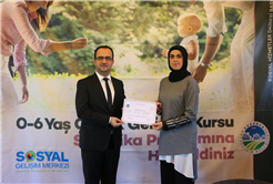 Çocuk Gelişimi Kurslarında sertifika heyecanı