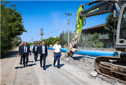 Akyazı’nın 100 kilometrelik altyapı hattı için saha çalışmaları başladı