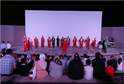 Açık Hava Sahnesinde Mehteran Gösterisi