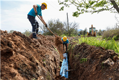 Pamukova’da yerin 115 metre altından gelen kaynak abonelere ulaştırılacak