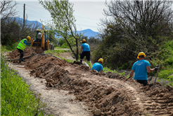 Pamukova’da yerin 115 metre altından gelen kaynak abonelere ulaştırılacak