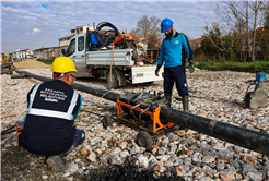 Alparslan Türkeş Caddesi’nde duble yol öncesi altyapı güçlendiriliyor