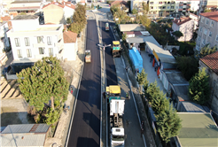 Erenler’de yoğun asfalt mesaisi