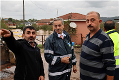“Vatandaşlarımız müsterih olsun, tüm imkanlarımızla sahadayız”