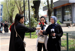 Büyükşehir ekiplerinden vatandaşlara bayram tebriği
