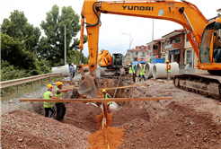 Yeni duble yola güçlü altyapı geliyor