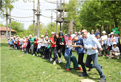 Çocuklar Macera Park’ta doyasıya eğlendi