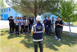 Mühendis adayları enerji üreten sistemleri SASKİ tesislerinde inceledi