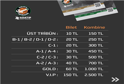 Basketbol kombine kartları satışa çıkıyor