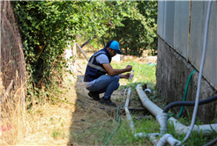 Kesintilere neden olan kaçak kullanımı engellemek için ekipler 24 saat sahada