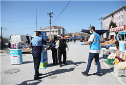 İlçelerde Koronavirüs tedbirleri sürüyor