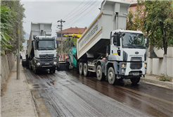 Konyalı Ali Bey Caddesi’nde asfalt çalışmaları tamamlanıyor