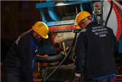 SASKİ, kuvvetli yağışa karşı tüm imkanları ile sabaha kadar sahadaydı