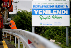 Paraşüt Tepe’ye giden yolda artık çelik bariyer var