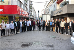 “Şehrimizin hafızası olan esnaflarımızla bir ve beraber olmaya devam edeceğiz”