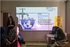SASKİ, Kaynarca’da suyun geleceği için evde tasarrufu anlattı