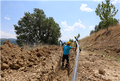 Hark Mahallesi’nin 2 bin metrelik yeni içme suyu hattında sona gelindi