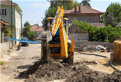 Güçlü dönüşüm sayesinde 4 bin metrelik hat, su kayıplarına geçit vermeyecek
