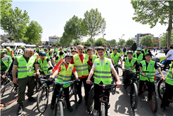 Trafik Haftası’nda pedallar farkındalık için çevrildi