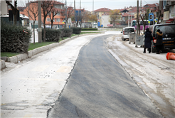 Altyapının hemen ardından asfalt