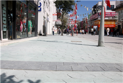 Büyükşehir’den Çark Caddesi’nde hummalı çalışma