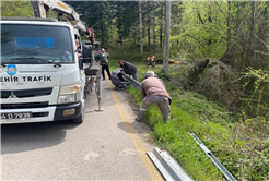 Büyükşehir’den Hendek’te ulaşım güvenliğini artıran çalışma