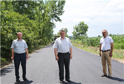 Karasu’da yollar bayrama hazırlanıyor