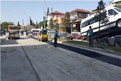 Orhangazi Caddesi’nde çalışmalar tamamlandı