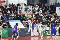 Büyükşehir basketbol yarı final serisine galibiyetle başladı