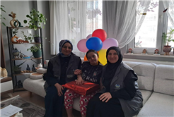 Büyükşehir’den özel bireylere doğum günü sürprizi