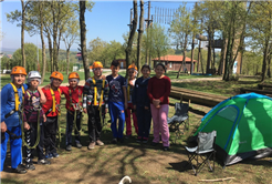 Minik öğrenciler Macera Park’ta