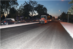 Yazlık Caddesi’nde gece mesaisi