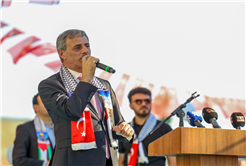 Yusuf Alemdar Filistin için sokağa dökülen binlerce Sakaryalıyla: "Filistin hepimizin davasıdır"