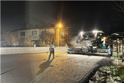 Büyükşehir gece mesaisinde. Asfaltlanmamış yol kalmayacak