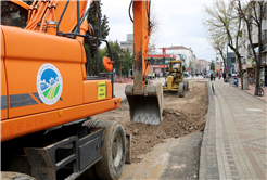 Çark Caddesi'ne dekoratif dokunuşlar: Yeni yüzüne kavuşuyor