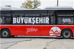 Büyükşehir’in metrobüs filosuna 5 araç daha dahil oldu