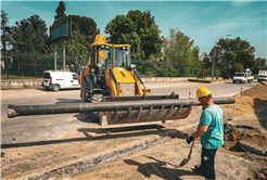 Atatürk Caddesi’nde dönüşüm altyapı ile başladı