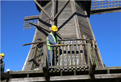 Tarihi Çark ve Yel Değirmeni’nde restore çalışmaları başladı