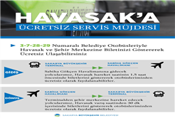 HAVASAK’a ücretsiz servis müjdesi