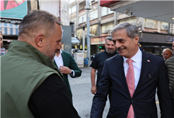 “Şehrimizin hafızası olan esnaflarımızla bir ve beraber olmaya devam edeceğiz”